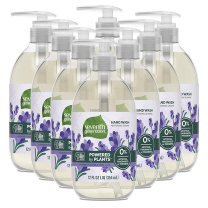 Hand Soap, Lavender Flower & Mint, 12 Oz, 8 Pack (Packaging May Vary)