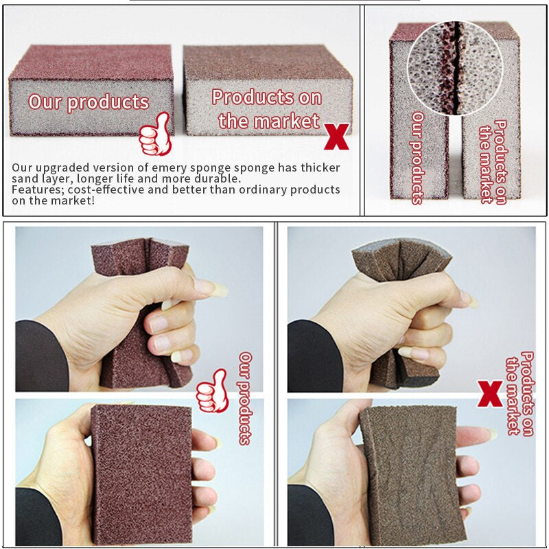 Magic Sponge Eraser Carborundum Sponge to Remove Dirt and Rust Sponge Kitchen Cleaning Brush Cleaner Cleaning Brush