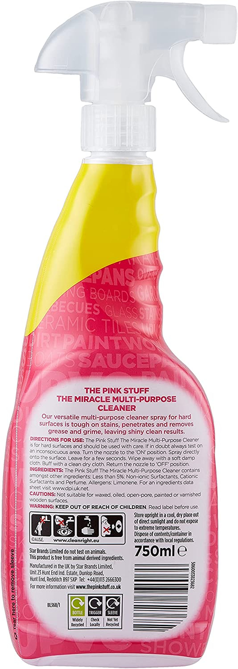 - the Pink Stuff - the Miracle Multi-Purpose Cleaner Spray- 25.36 Fl Oz