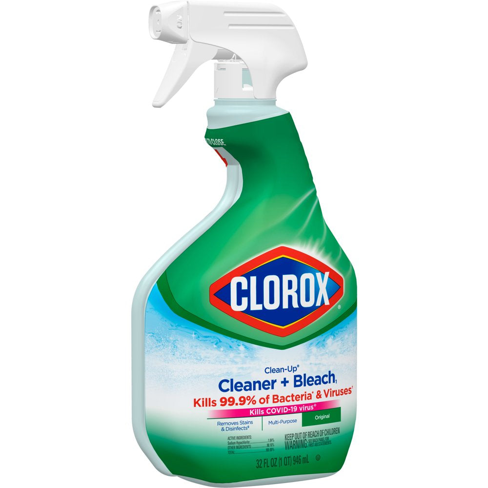 Clean-Up All Purpose Cleaner Spray with Bleach, Spray Bottle, Original, 32 Oz